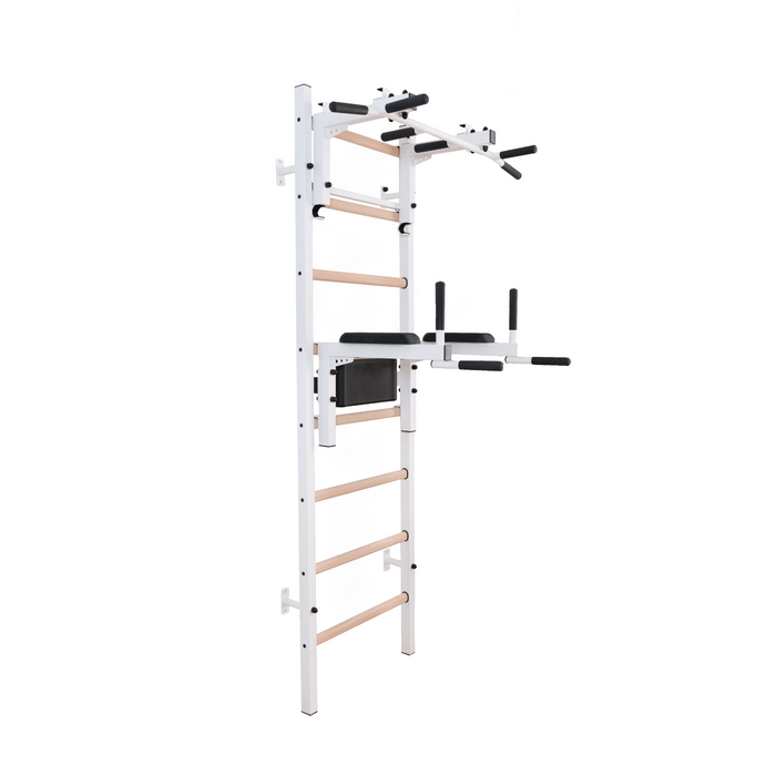 BenchK 232 Wall Bars Swedish Ladder with Pull Up and Dip Bars