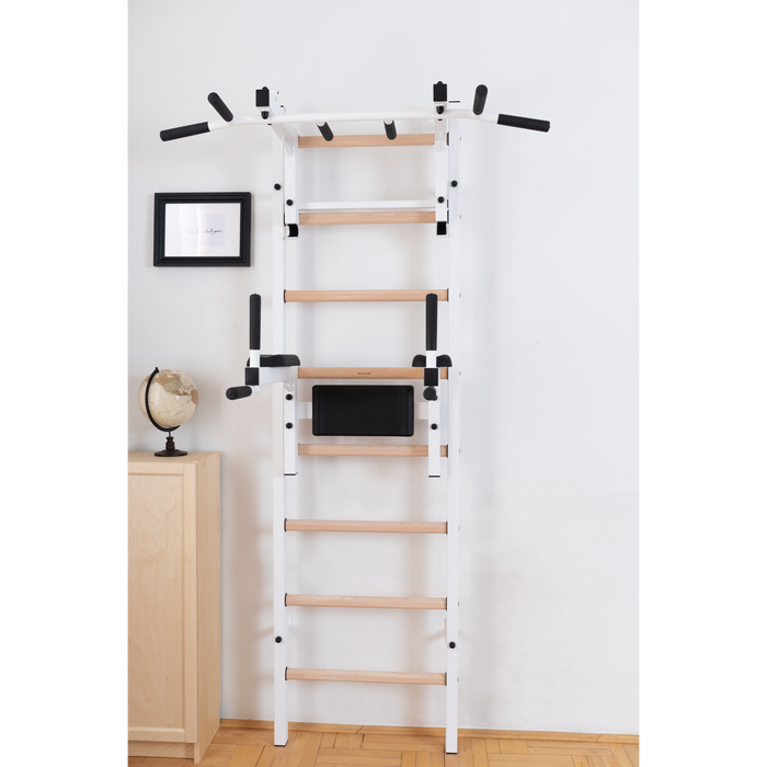 BenchK 732 Wall Bars Swedish Ladder with Pull Up and Dip Bars