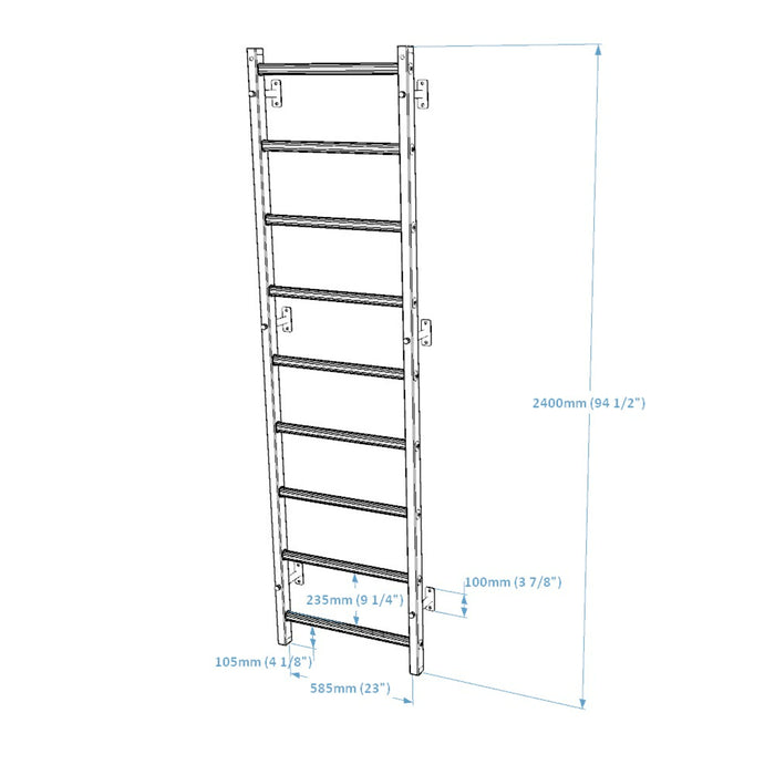 BenchK 700 Wall Bars Swedish Ladder