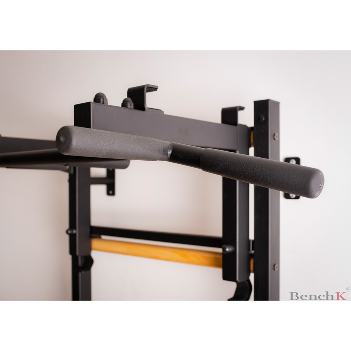 BenchK 732 Wall Bars Swedish Ladder with Pull Up and Dip Bars