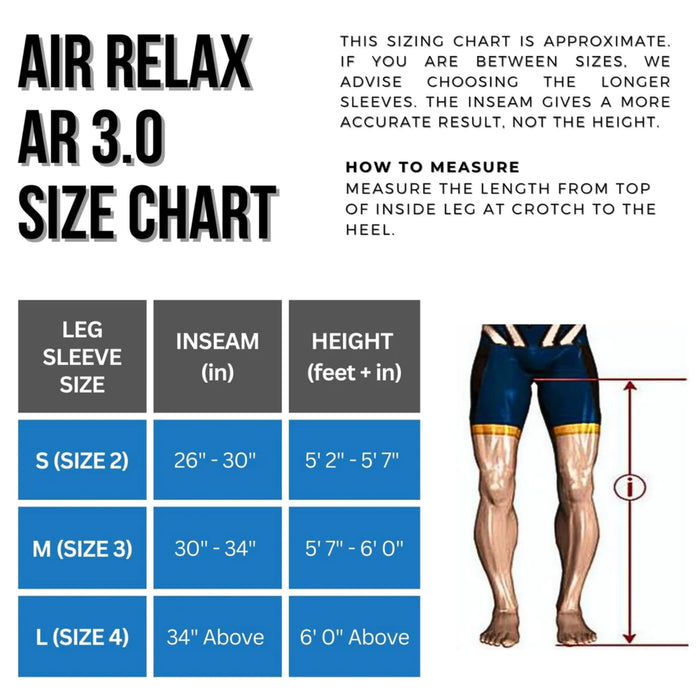 Air Relax Plus AR-3.0 Leg Recovery System