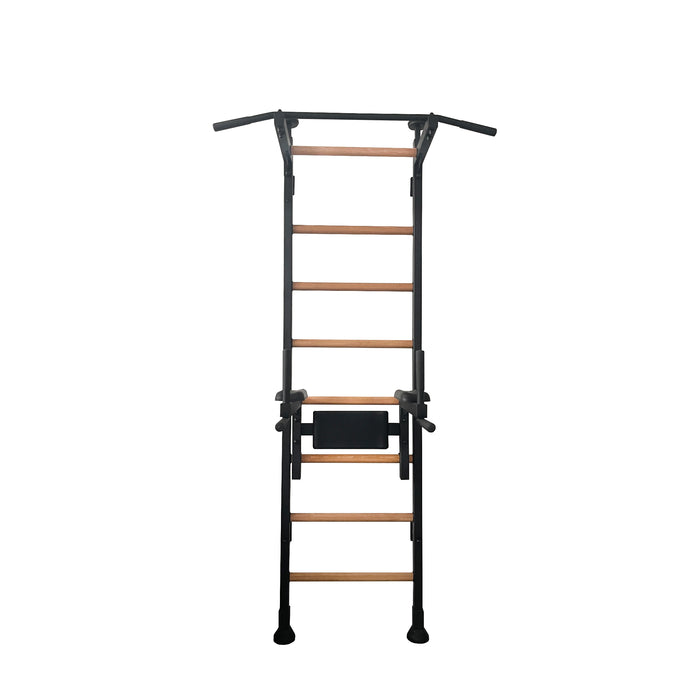 BenchK 522 Wall Bars Swedish Ladder with Pull Up and Dip Bar