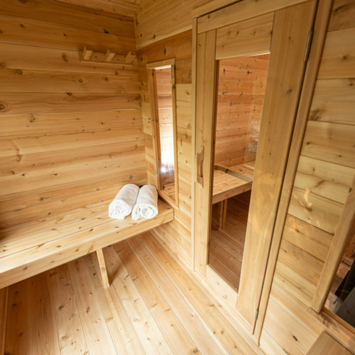 Dundalk Leisurecraft Canadian Timber Georgian Cabin Sauna with Changeroom CTC88CW