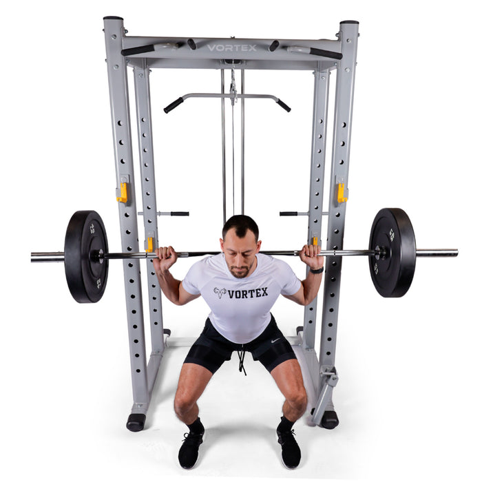 Vortex Strength Squat Cage with High/Low Pulley SRVXG350