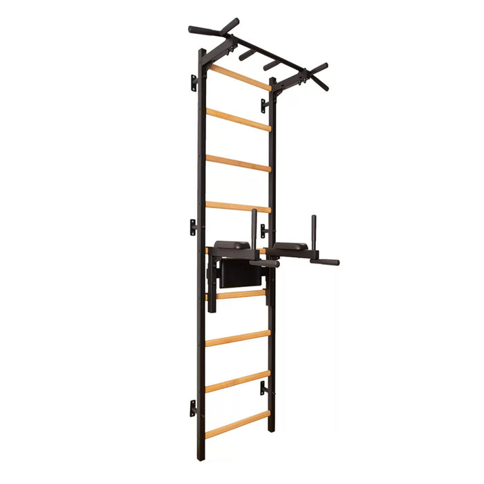 BenchK 722 Wall Bars Swedish Ladder with Pull Up and Dip Bar