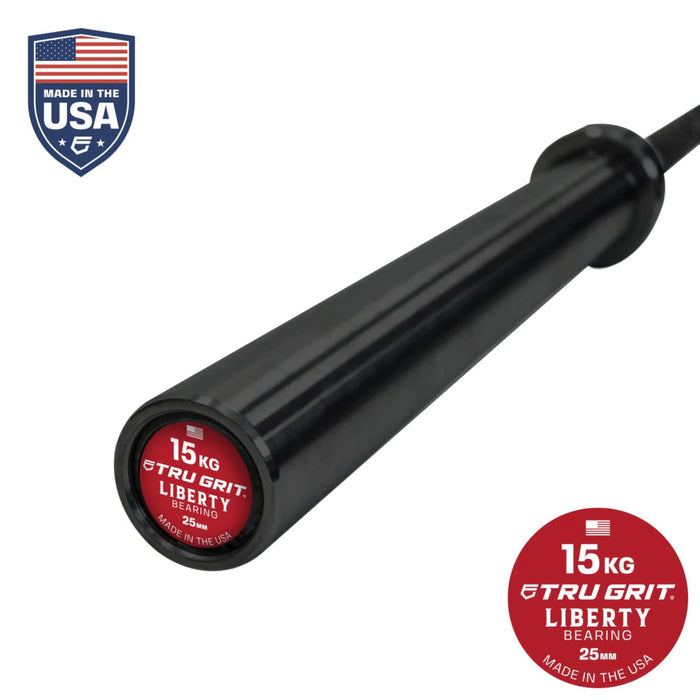 Tru Grit Liberty 15KG Needle Bearing Cerakote Barbell USA Made