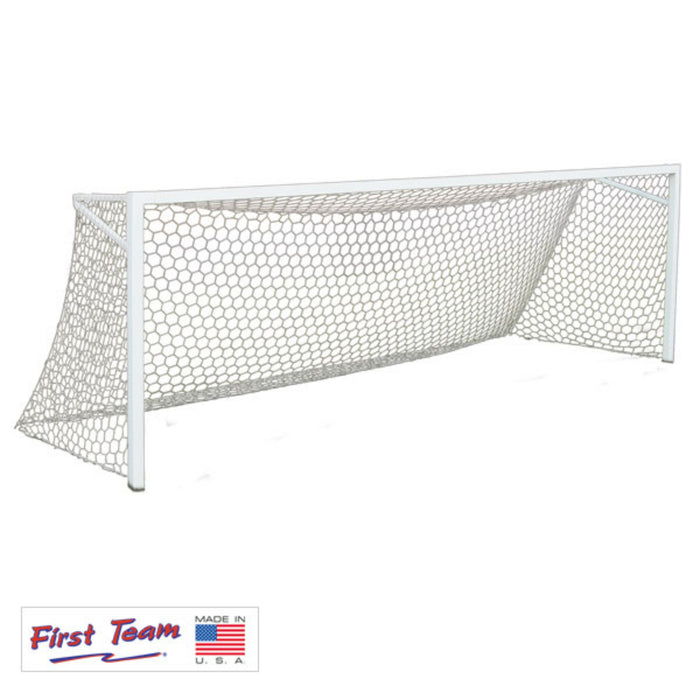 First Team Golden Goal 44 Square Aluminum Fixed Soccer Goal (Pair)