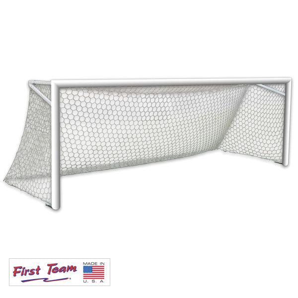 First Team World Class 40 Round Aluminum Fixed Soccer Goal (Pair)